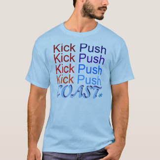 Camiseta Costa do impulso do pontapé