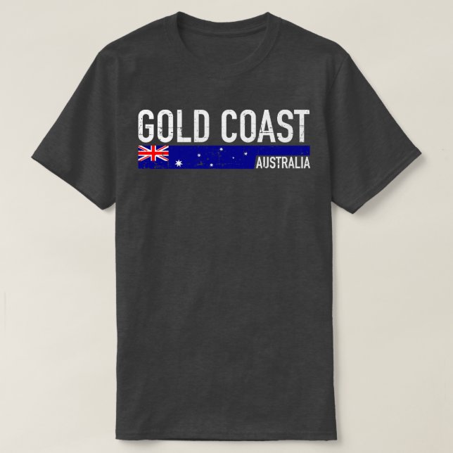 Camiseta Costa Dourada Austrália 1 (Frente do Design)