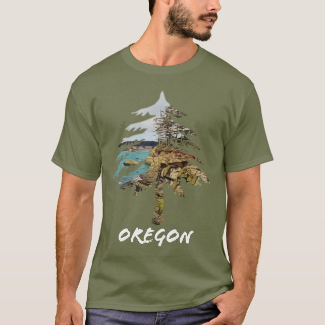 Camiseta Costa Escura do Oregon (Frente)