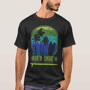 Camiseta Costa Norte de Oahu - Havaí Lembrança Estilo de Su