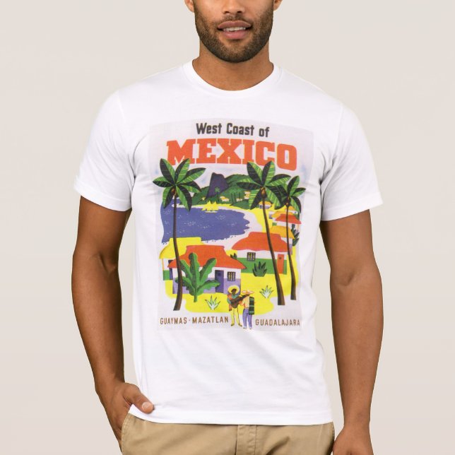 Camiseta Costa Oeste do México (Frente)