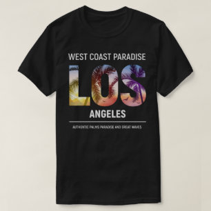 Camiseta Costa Oeste, Los Angeles California, Los Angeles