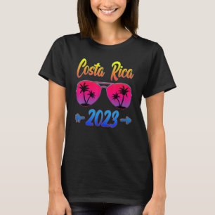 Camiseta Costa Rica 2023 Férias de Óculos de Praia Correspo