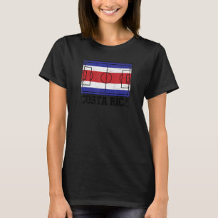 Camiseta Costa Rica Campo Campo Bandeira Costa Rica P