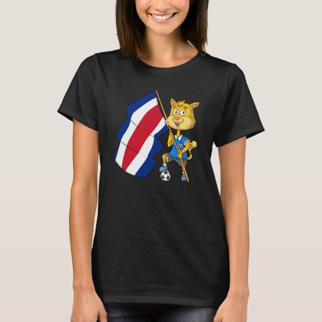 Camiseta Costa Rica Fan Cat  1 (Frente)