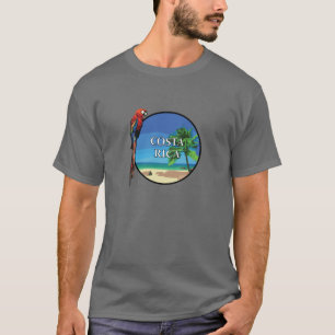 Camiseta Costa Rica - o t-shirt escuro básico dos homens