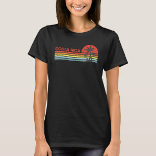 Camiseta Costa Rica Pacífico Ocidental Mar do Caribe Retro 