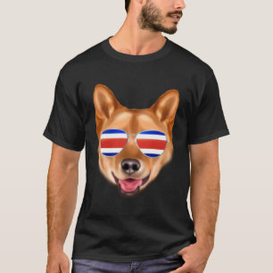 Camiseta Costa Rica Pavilhão finlandês Spitz Cão Tico Pocke