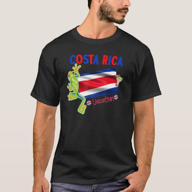 Camiseta Costa Rica Pura Vida Family Friends Vacation Match (Frente)