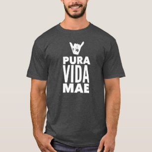 Camiseta Costa Rica Pura Vida Mae Shaka - Sinal de surfe