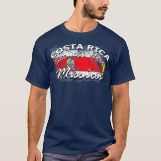Camiseta Costa Rica San Jose West Mormon LDS Mission Gift