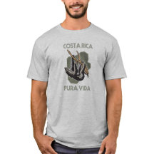 Costa Rica Sloth Hanging From Tree Pura Vida T-Shi