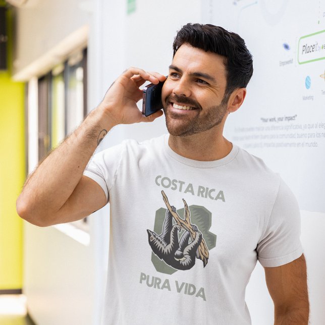 Camiseta Costa Rica Souvenir Sloth Pura Vida (Costa Rica Souvenir Sloth Pura Vida T-Shirt)