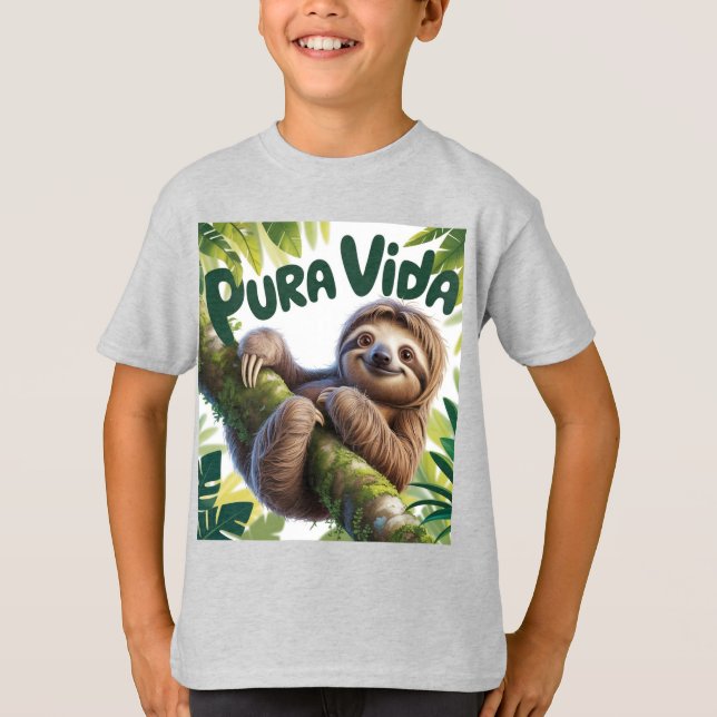 Camiseta costa rican sloth bear T- shirt (Frente)