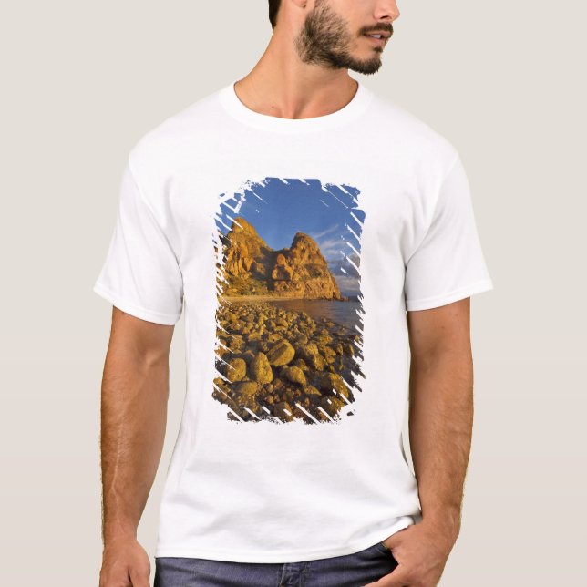 Camiseta Costa rochosa na Isla Carmen no Golfo de (Frente)