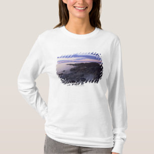 Camiseta Costa rochosa no por do sol em Kintyre, Argyll,