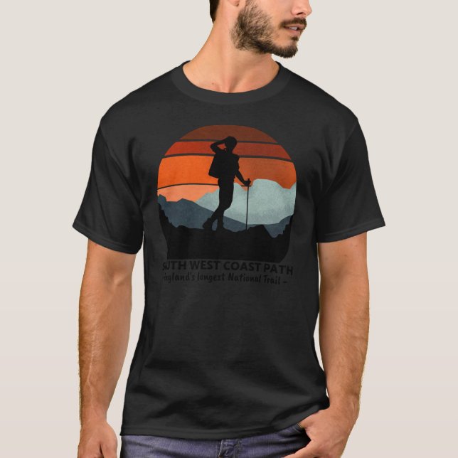 Camiseta costa sudoeste, caminho clássico do T-Shirt (Frente)