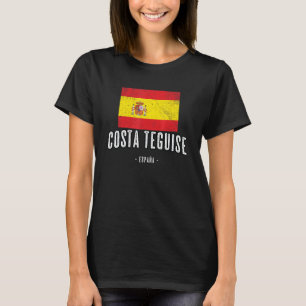 Camiseta Costa Teguise Espanha Es Flag City - Bandera Ropa 