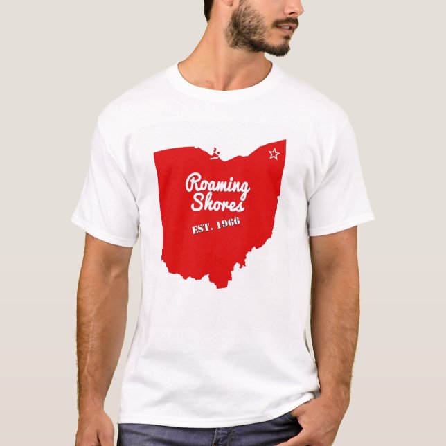 Camiseta Costas vagueando Ohio (Frente)