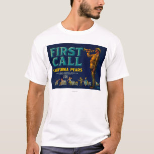 Camiseta Costela de LabelContra da caixa da pera da