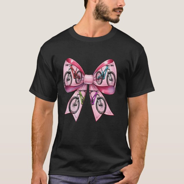 Camiseta Costela do Arco Coquette Mountain Biking MTB Padrã (Frente)