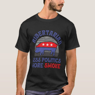 Camiseta Costela Ribertariana Porco Libertário Retro Vintag