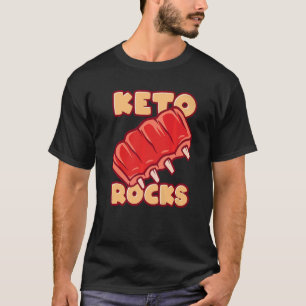 Camiseta Costelas de Porco Grelhadas Keto Rocks