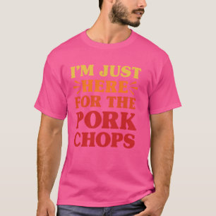 Camiseta Costeletas de Porco Eu Amo Costeletas de Porco Com