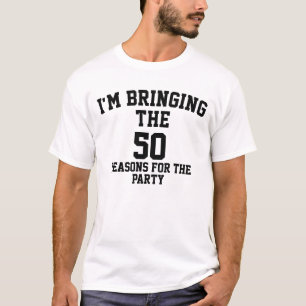 Camiseta Costumado estou trazendo a Festa de aniversário da