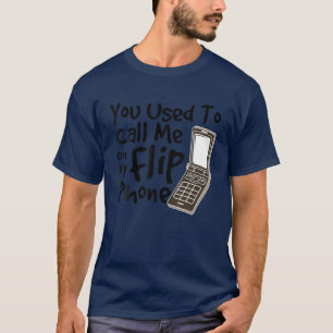 Camiseta Costumava Ligar-me para o meu Sacudir Telefone 90s