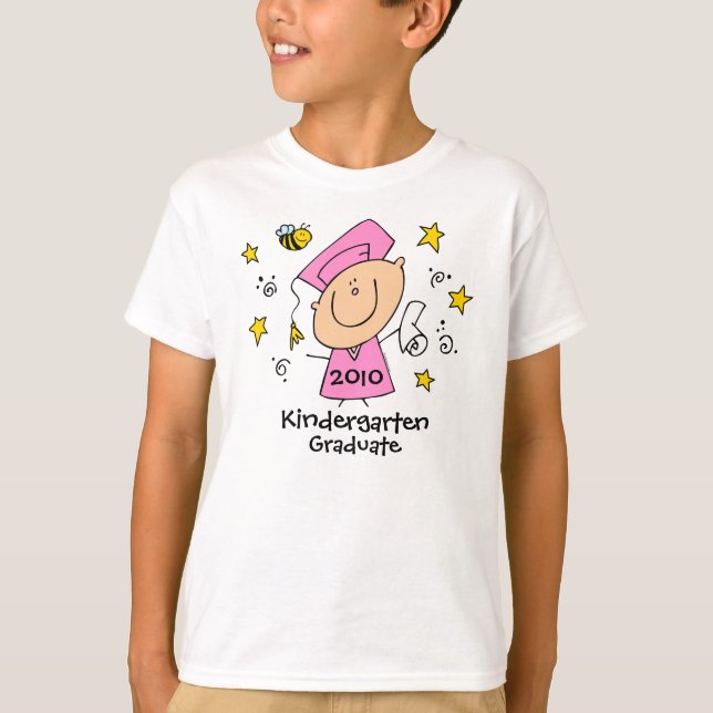 Camiseta Costume bonito do formando da menina (Frente)