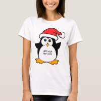 Costume bonito do pinguim do Natal