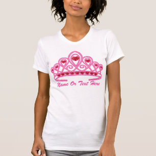 Camiseta Costume da coroa da beleza