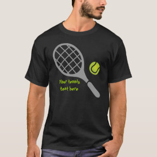 Camiseta Costume da raquete e da bola de tênis