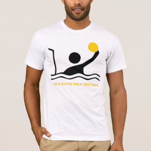 Camiseta Costume da silhueta do preto do jogador do pólo