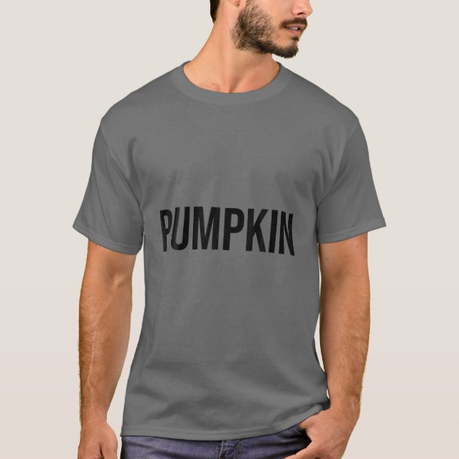 Camiseta Costume de Halloween de Bompkin (Frente)