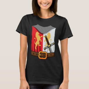 Camiseta Costume de Halloween do Cavaleiro Medieval