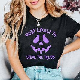 Camiseta Costume de Halloween Mais Propenso a Roubar os Doc