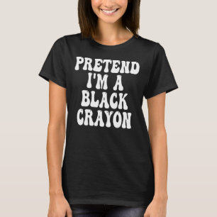 Camiseta Costume de Halloween preguiçoso Fingir que sou um