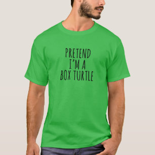 Camiseta Costume de Halloween preguiçoso Fingir que sou um