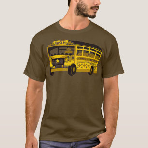 Camiseta Costume de ônibus escolar Clássico Essencial TSirt