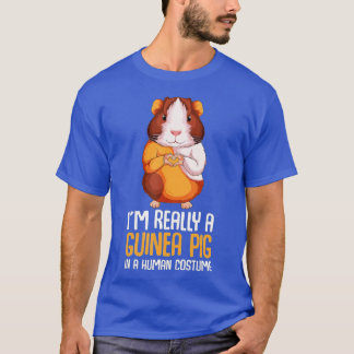 Camiseta Costume de porco guineense Eu sou realmente uma gu