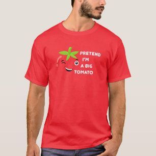 Camiseta Costume de tomate Fins que sou um grande tomate