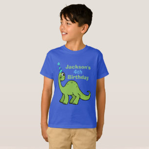 Camiseta Costume do aniversário do dinossauro
