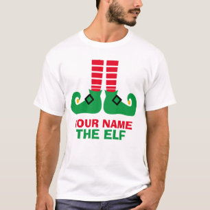 Camiseta Costume do nome do duende do Natal