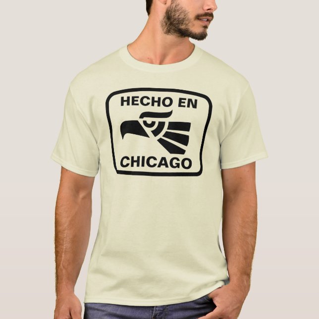 Camiseta Costume do personalizado do en Chicago de Hecho (Frente)