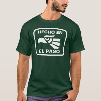 Camiseta Costume do personalizado do en El Paso de Hecho