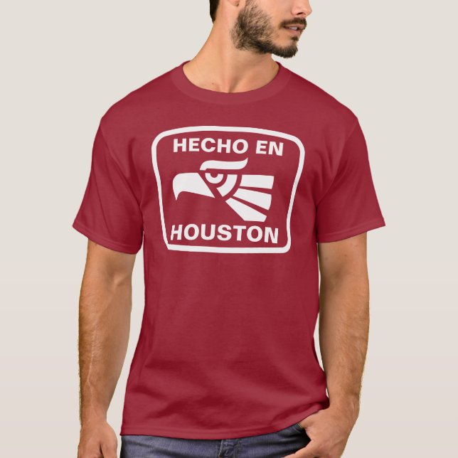 Camiseta Costume do personalizado do en Houston de Hecho (Frente)