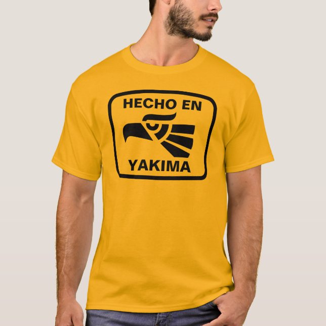 Camiseta Costume do personalizado do en Yakima de Hecho (Frente)