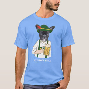 Camiseta Costume engraçado do amante da cerveja do buldogue
